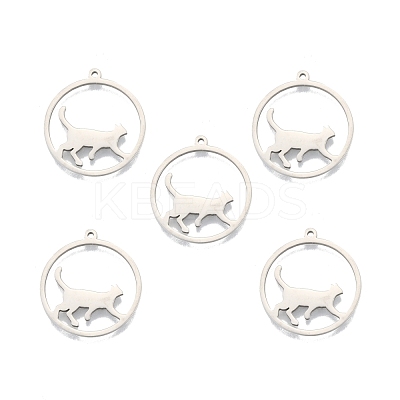 Non-Tarnish 201 Stainless Steel Pendants STAS-N098-098P-1