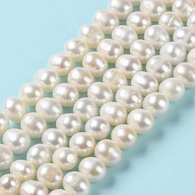 Natural Cultured Freshwater Pearl Beads Strands PEAR-E018-05-1