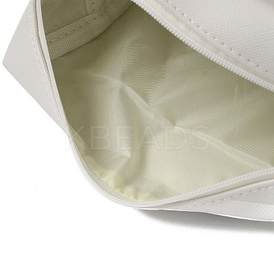 Rectangle PU Leather Cosmetic Storage Zipper Bag AJEW-K039-01A-1