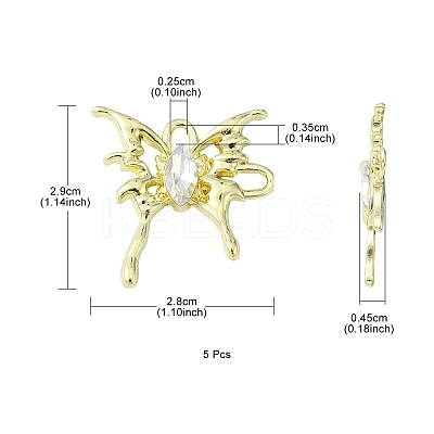 Rack Plating Alloy Connector Charms FIND-YW0001-93C-1