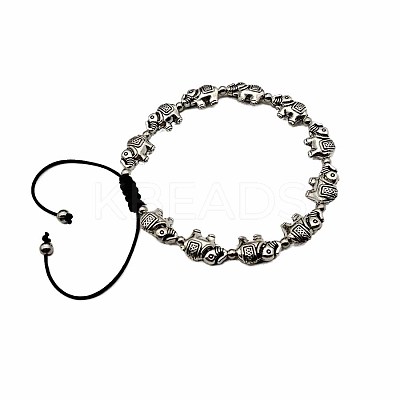 Handmade DIY bracelet jewelry with a simple and elegant elephant style EG3104-1