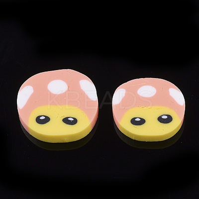 Handmade Polymer Clay Cabochons X-CLAY-S091-025-1