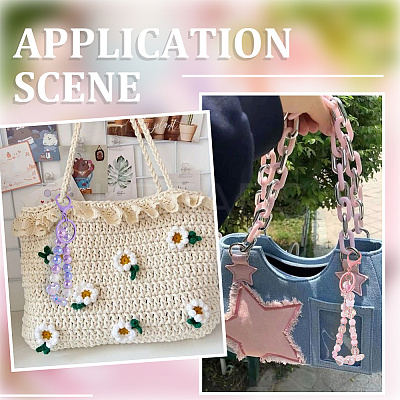 30Pcs 10 Colors Zinc Alloy Keychain Clasp Findings FIND-SC0014-16-1