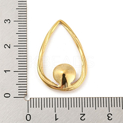 304 Stainless Steel Micro Pave Cubic Zirconia Pendants LS-STAS-F299-01G-01-1