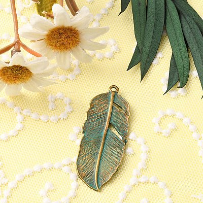 Tibetan Style Alloy Pendants PALLOY-YW0001-33-1