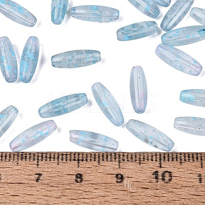 Picasso Transparent Glass Seed Beads SEED-N012-11J-1