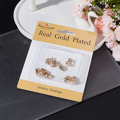 9Pcs 3 Style Rack Plating Brass European Beads KK-BBC0009-15-1