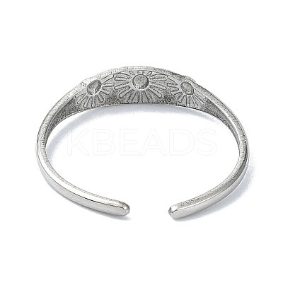 304 Stainless Steel Cuff Rings RJEW-M019-25P-1