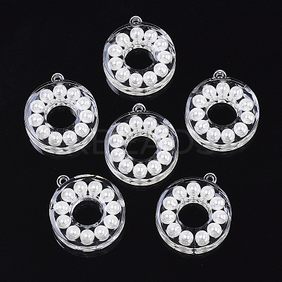 Transparent Acrylic Pendants TACR-R146-013-1