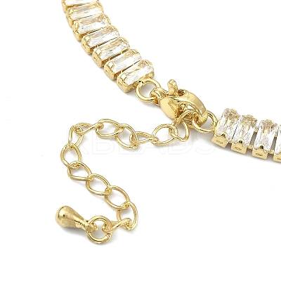 Brass Heart Charm Bracelets BJEW-F450-03G-1