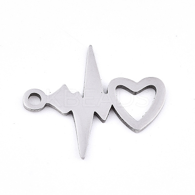 Non-Tarnish 201 Stainless Steel Pendants LS-STAS-S081-075-1