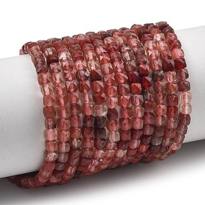 Natural Andesine Feldspar Beads Strands G-D103-C03-1