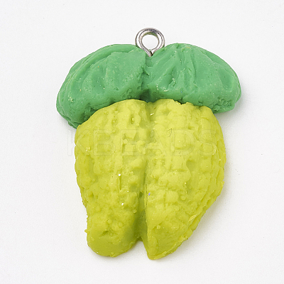 Handmade Polymer Clay Pendants CLAY-T012-11-1