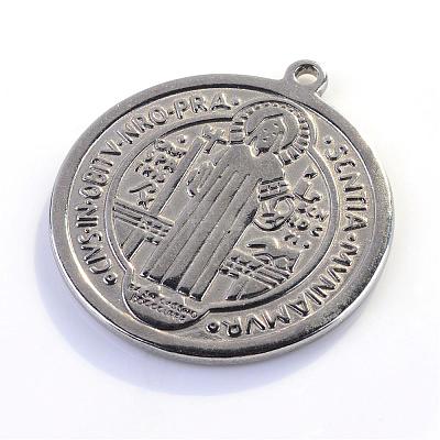 Non-Tarnish 304 Stainless Steel Pendants STAS-S047-009-1