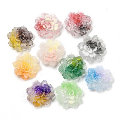Luminous Transparent Epoxy Resin Decoden Cabochons CRES-M032-04B-1