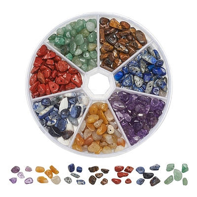 101.5G 7 Colors Natural Mixed Gemstone Beads G-YW0001-12-1
