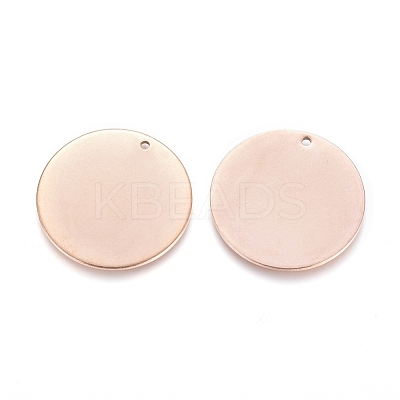 Ion Plating(IP) 304 Stainless Steel Pendants STAS-I124-03A-RG-1