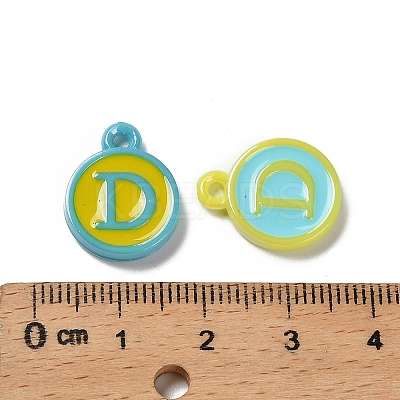Opaque Acrylic Enamel Beads OACR-D316-22-1