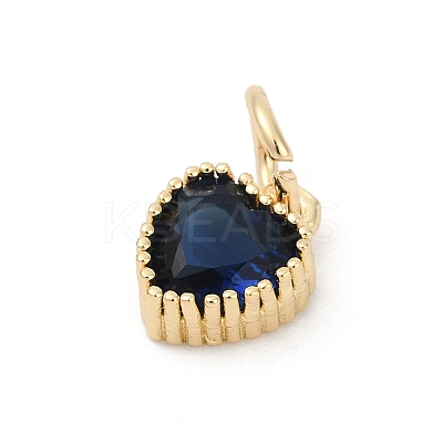 Brass Micro Pave Cubic Zirconia Pendants KK-H204-01KCG-01-1