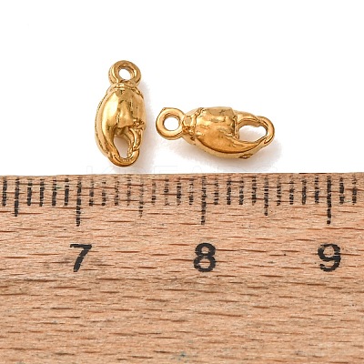 304 Stainless Steel Connector Charms STAS-N124-68G-1