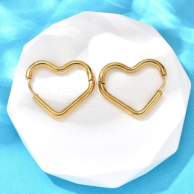 201 Stainless Steel Hoop Earrings LS-EJEW-Q026-11G-1