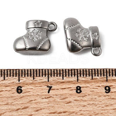 Christmas 304 Stainless Steel Pendants STAS-B167-09P-1