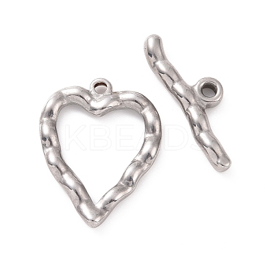 Non-Tarnish 304 Stainless Steel Toggle Clasps STAS-A067-01P-1