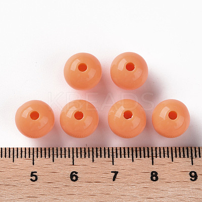 Opaque Acrylic Beads X-MACR-S370-C10mm-A11-1