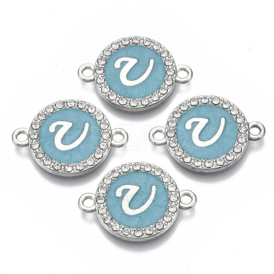 Alloy Enamel Links Connectors ENAM-TAC0003-01S-06U-1