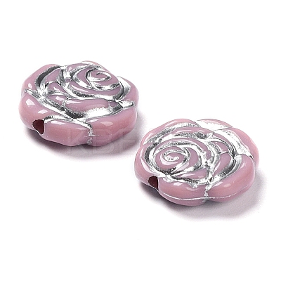 Opaque Acrylic Beads OACR-G016-09F-1