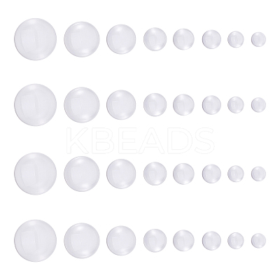 Transparent Glass Cabochons GGLA-CJ0001-01-1