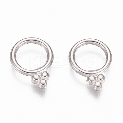 Non-Tarnish 304 Stainless Steel Pendants STAS-G218-10P-1