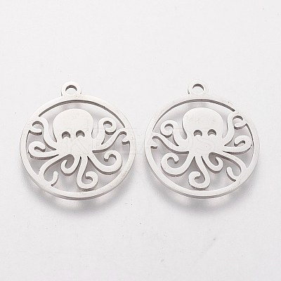 Non-Tarnish 201 Stainless Steel Pendants LS-STAS-Q201-T398-1