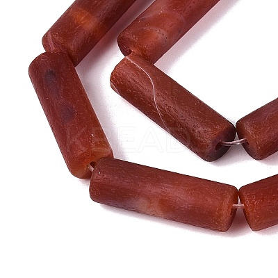 Natural Banded Agate Beads Strands G-Q606-23G-1