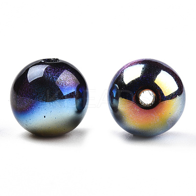 ABS Plastic Imitation Pearl Beads PACR-N013-02-1