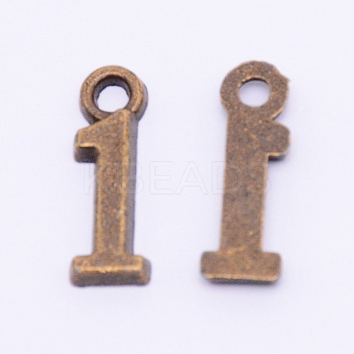 Tibetan Style Alloy Pendants TIBEP-TAC0001-14AB-1