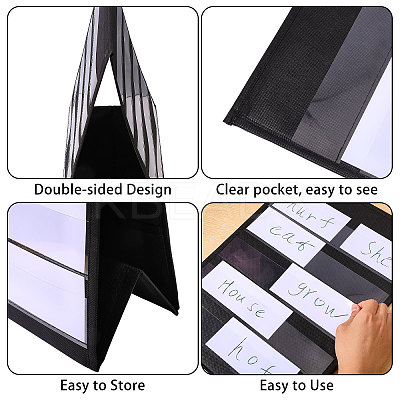 20 Bags Cloth Desk Calendar Display Holder AJEW-CA0005-47A-1