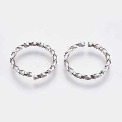 Tarnish Resistant 304 Stainless Steel Open Jump Rings STAS-G174-02P-1