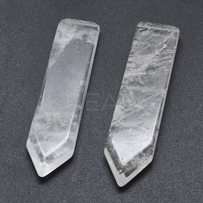 Natural Quartz Crystal Cabochons X-G-P384-E10-1