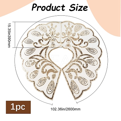 Polyester Women Chiffon Wraps AJEW-WH20070-005A-1