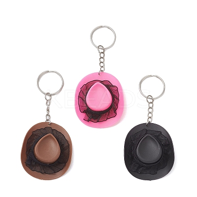 3Pcs Plastic Keychains KEYC-JKC01399-1