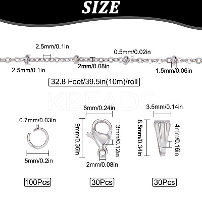 DIY Chain Necklaces Making Kits DIY-SC0020-81-1