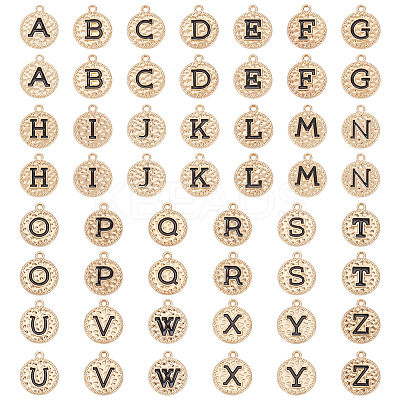 52 Pcs Alloy Enamel Pendants ENAM-TA0003-77-1