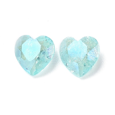 Crackle Moonlight Style Glass Rhinestone Cabochons RGLA-J015-B-IO-1