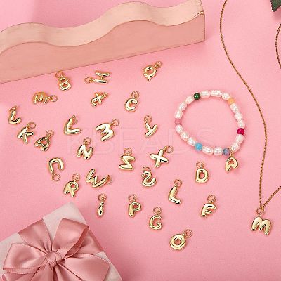 10Pcs Rack Plating Brass Pendants KK-SZ0002-55G-H-1