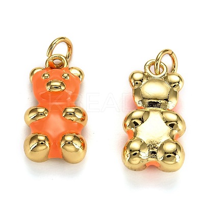 Real 18K Gold Plated Brass Pendants KK-L206-001C-G-1