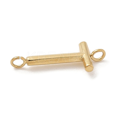 304 Stainless Steel Letter Connector Charms STAS-M108-01G-20-1