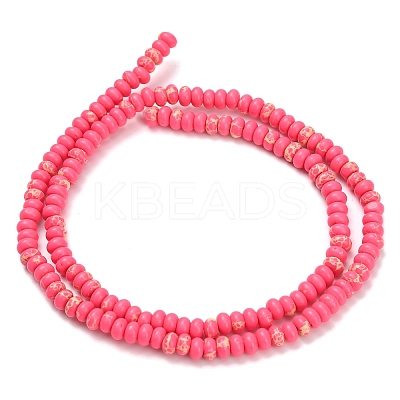 Synthetic Imperial Jasper Beads Strands G-L635-A09-4x2mm-06-1