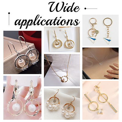 50Pcs Tibetan Style Alloy Linking Rings FIND-UN0002-01AS-1