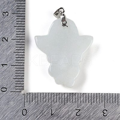 Natural Jadeite Carved Pendants G-F768-01-1